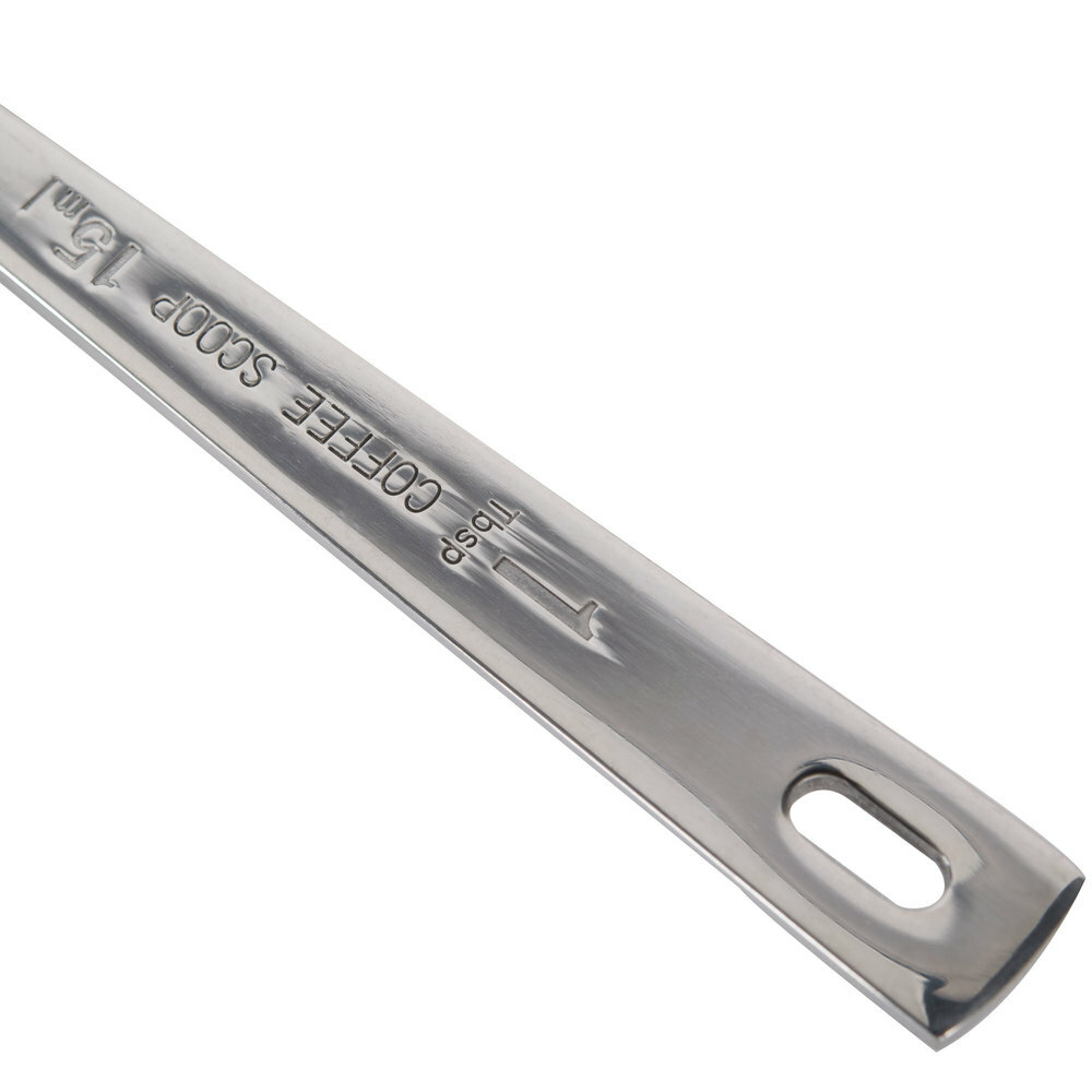 Tablecraft 1 Tbsp. Stainless Steel Coffee / Measuring Scoop