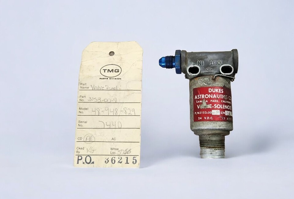 Dukes 3153-00-9 Solenoid Valve