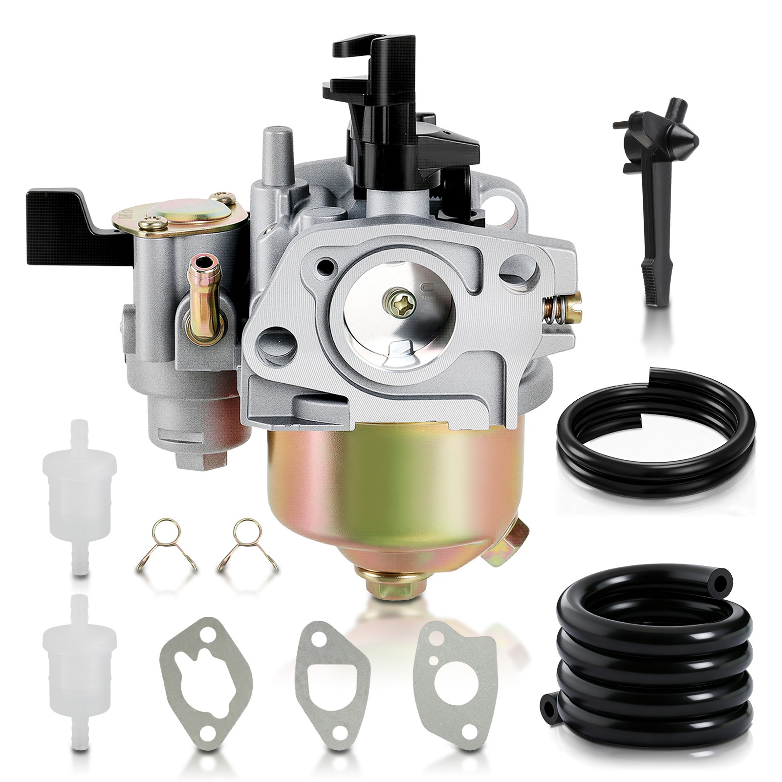 Carburetor &Fuel Filter Line Kit For TrailMaster MID XRS XRX 5.5HP 6.5HP Go Kart