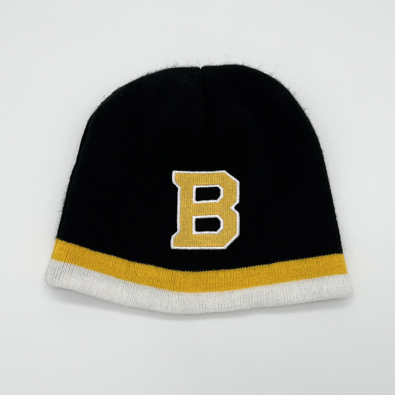 The Black Dog x Boston Bruins Boy's Black & Gold Winter Hat Beanie