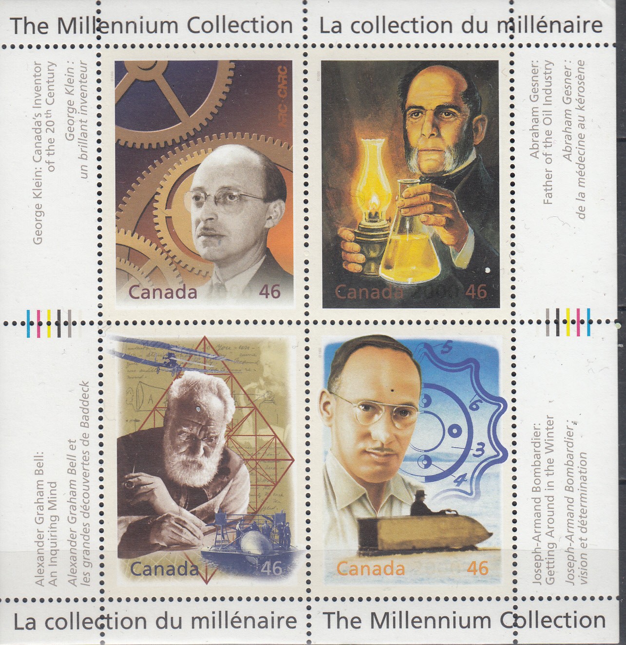 W CANADA 1832 MILLENIUM COLLECTON FATHERS OF INVENTION
