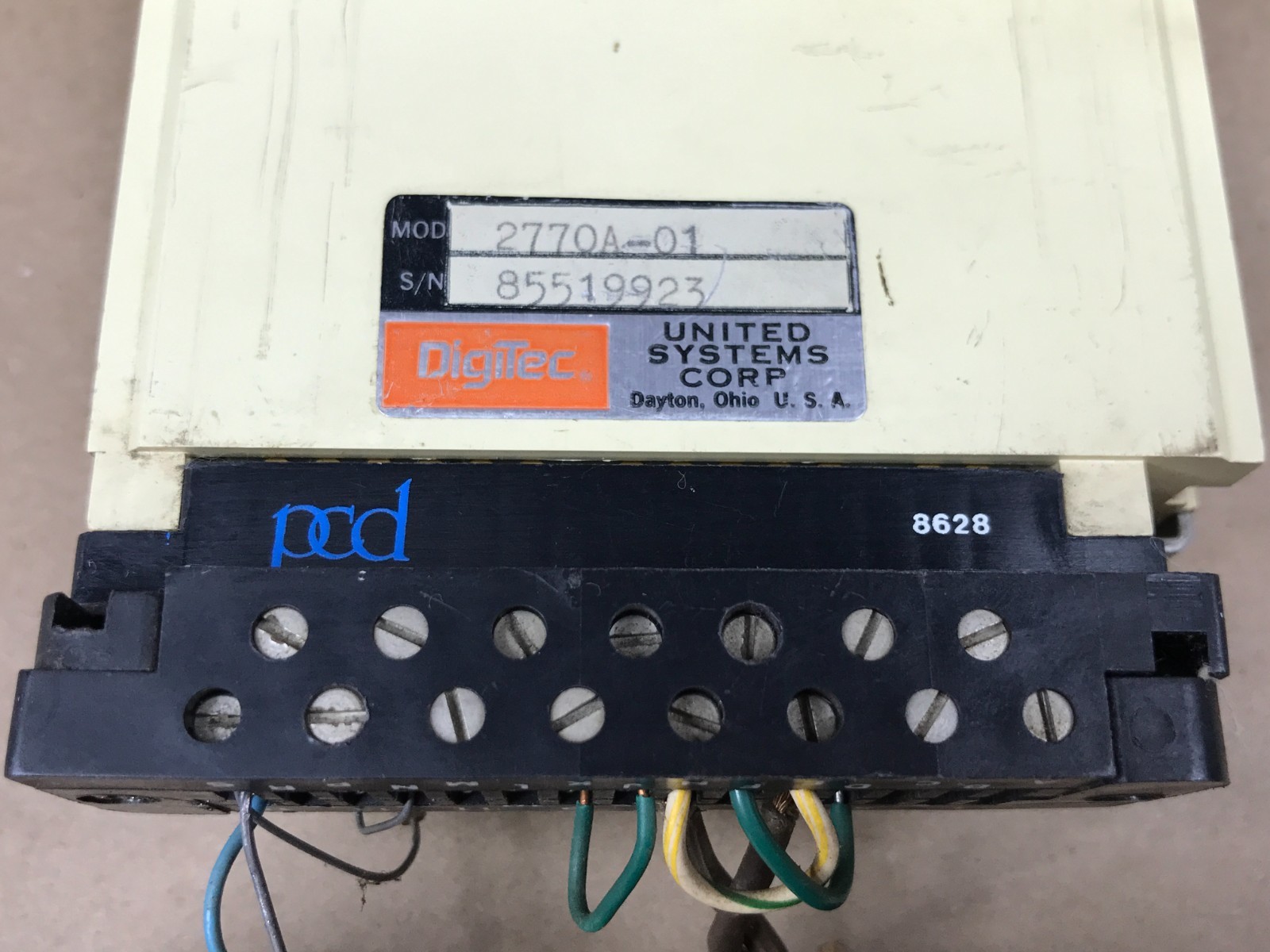 Digitec Model 2770A Panel Meter With PCD 2820A-23X, Powers On, Untested