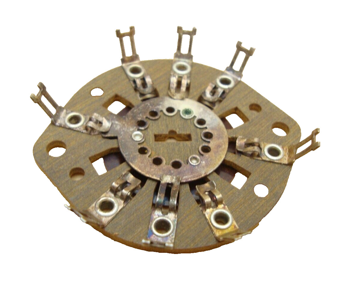 Centralab 1 Pol 6 Pos Non-Shorting Phenolic Rotary Switch Wafer (Qty 5)