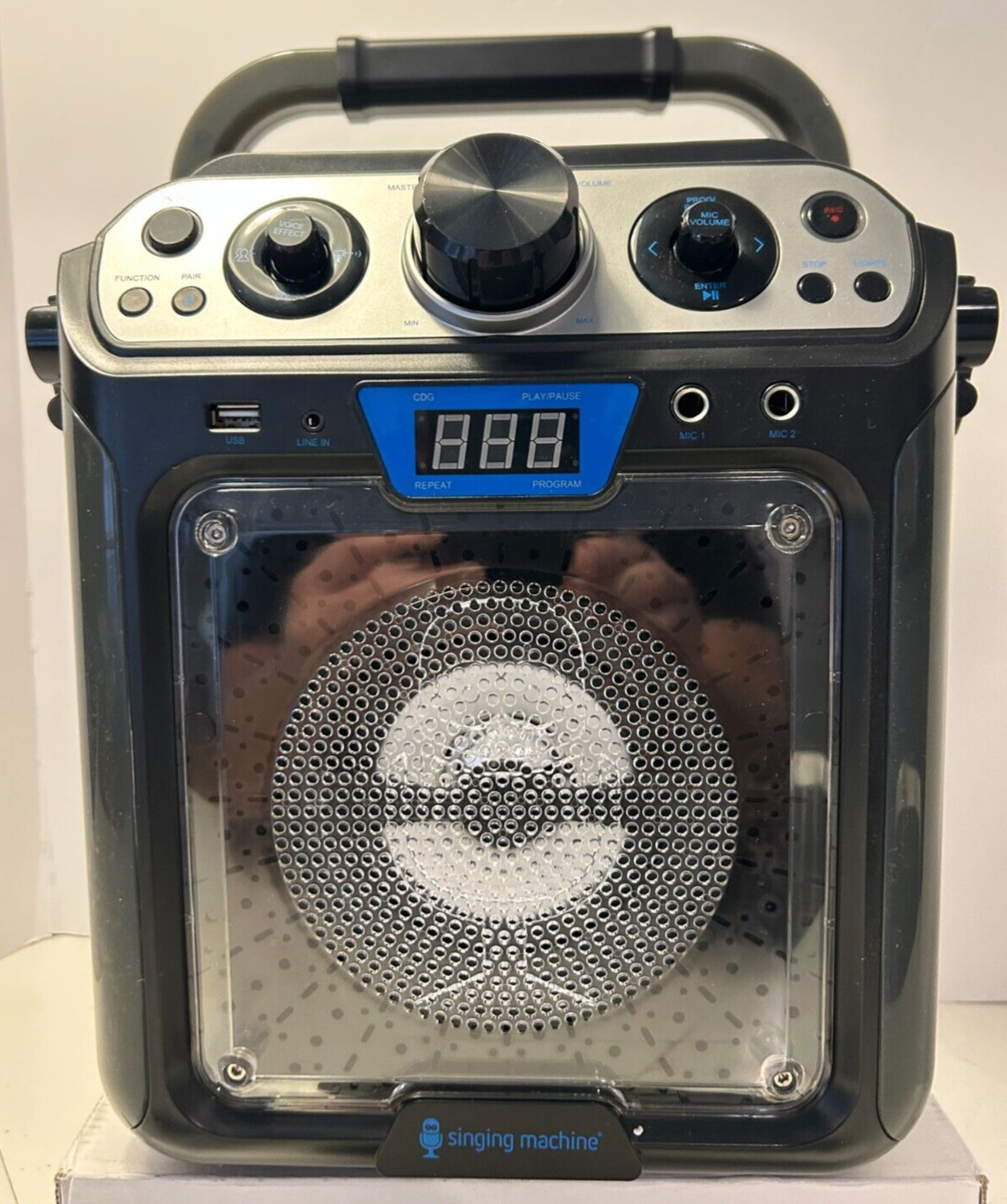 Singing Machine Portable Groove Hype Bluetooth Karaoke System (SML712BK) - [LN]™