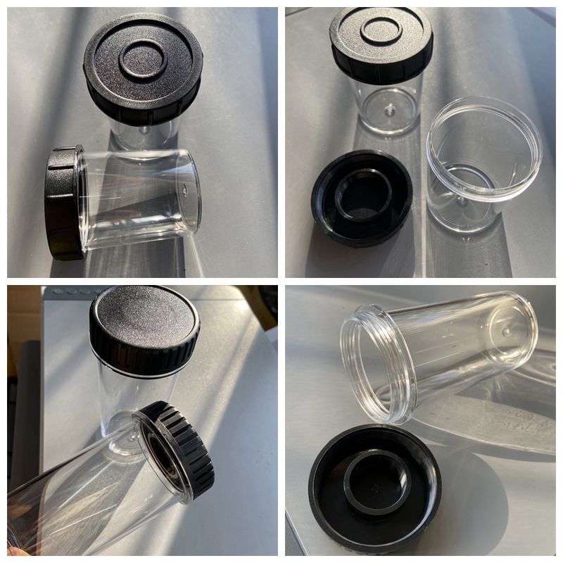 2PCS Plastic M25 Microscope Objective Lens Box Dust Protective for M25X0.75