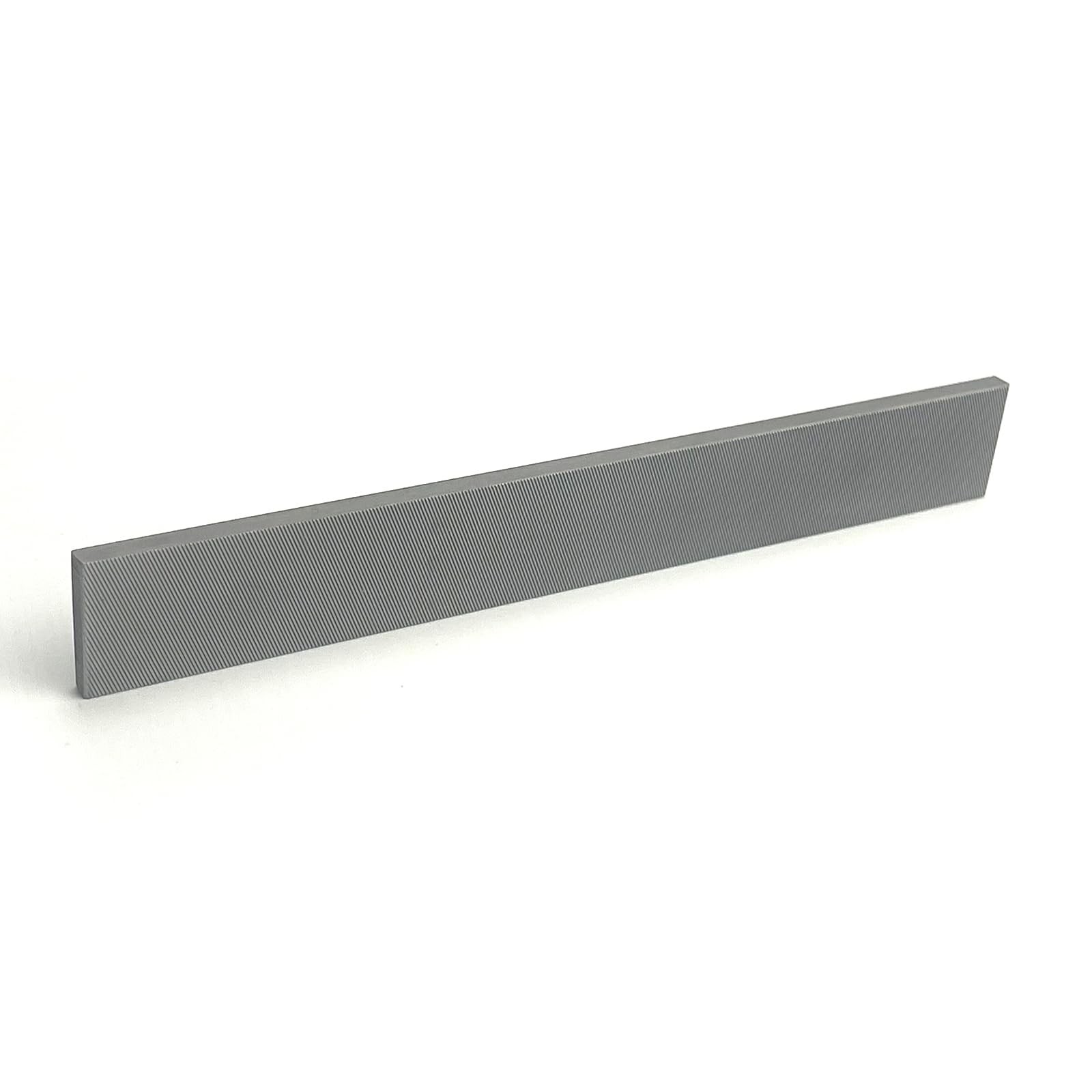 Professional Fret Beveling File - Dual-Grit High-Carbon Steel for Guitar Gray
