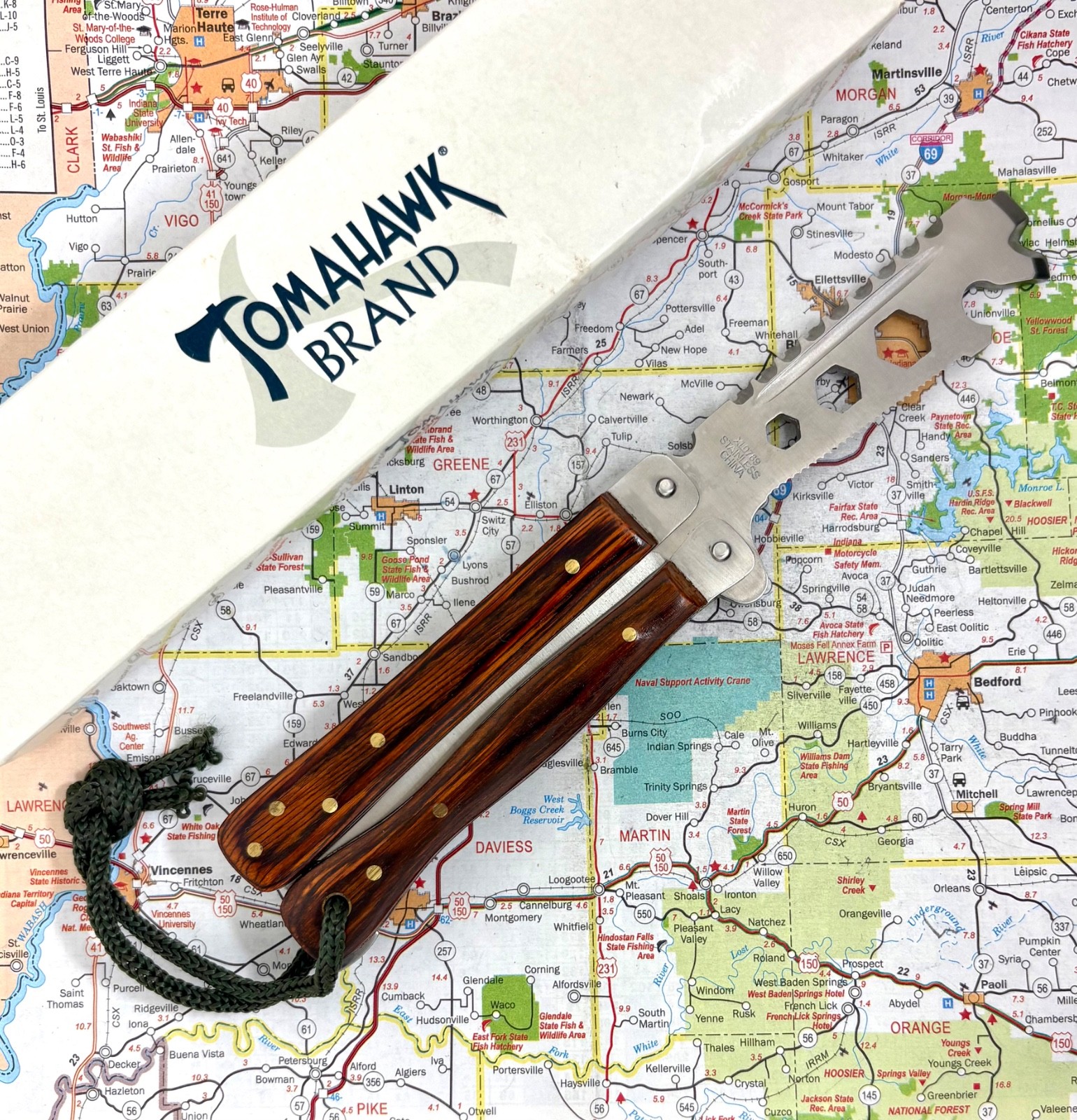 Tomahawk Brand Butterfly Style Multi-Tool Survival Camping New in Box