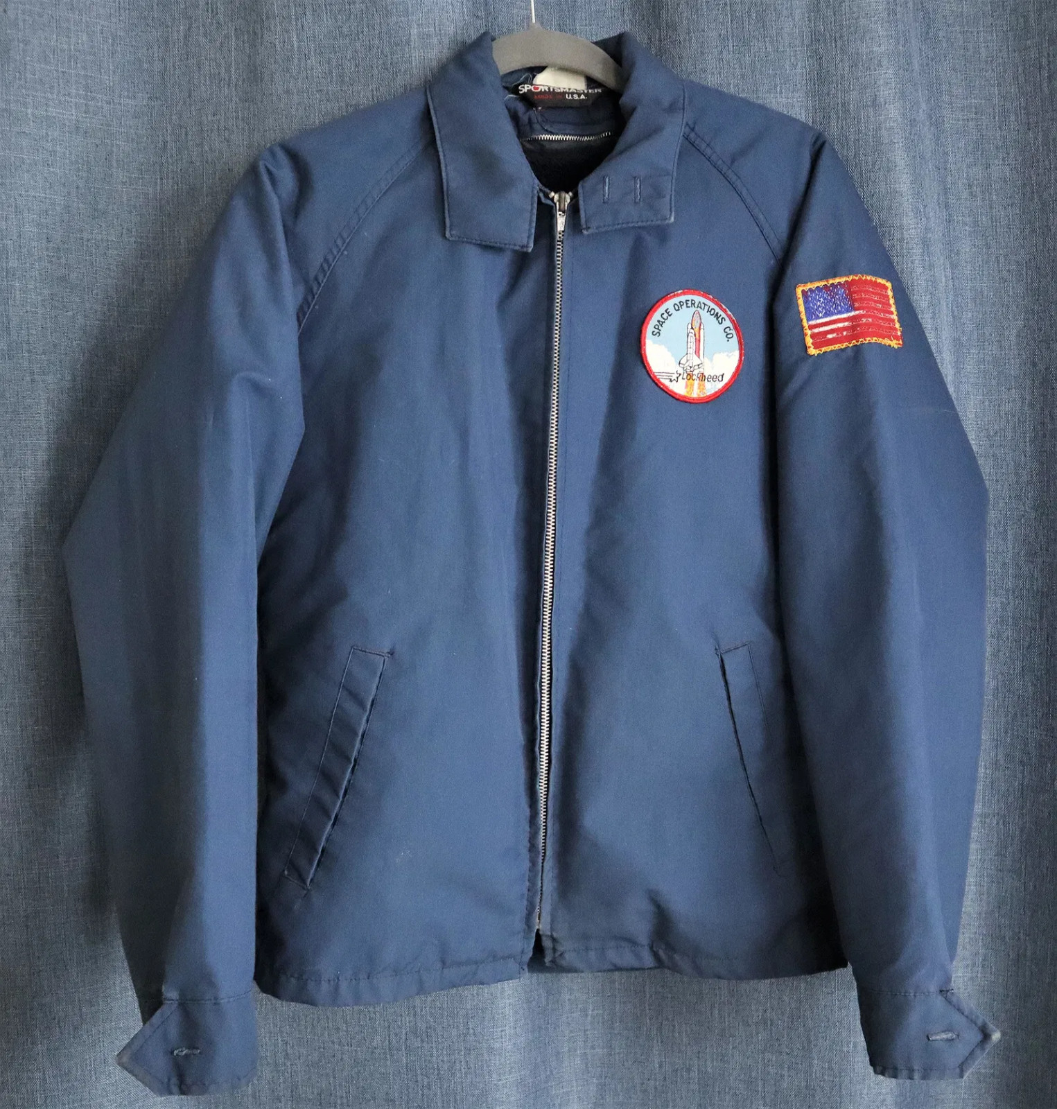 Space Shuttle and Apollo Launch Worker  Jacket / w patch !