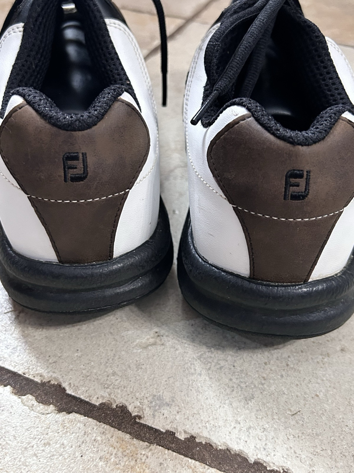 FootJoy GreenJoys Shoes Mens 9M Plastic Spike Golf Cleats Sneakers 45516 White