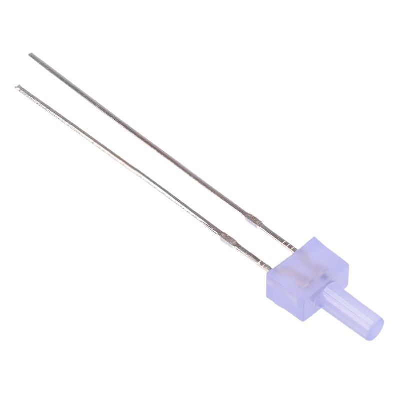 10 x Blue Flashing 2mm Diffused LED 220mcd 90°