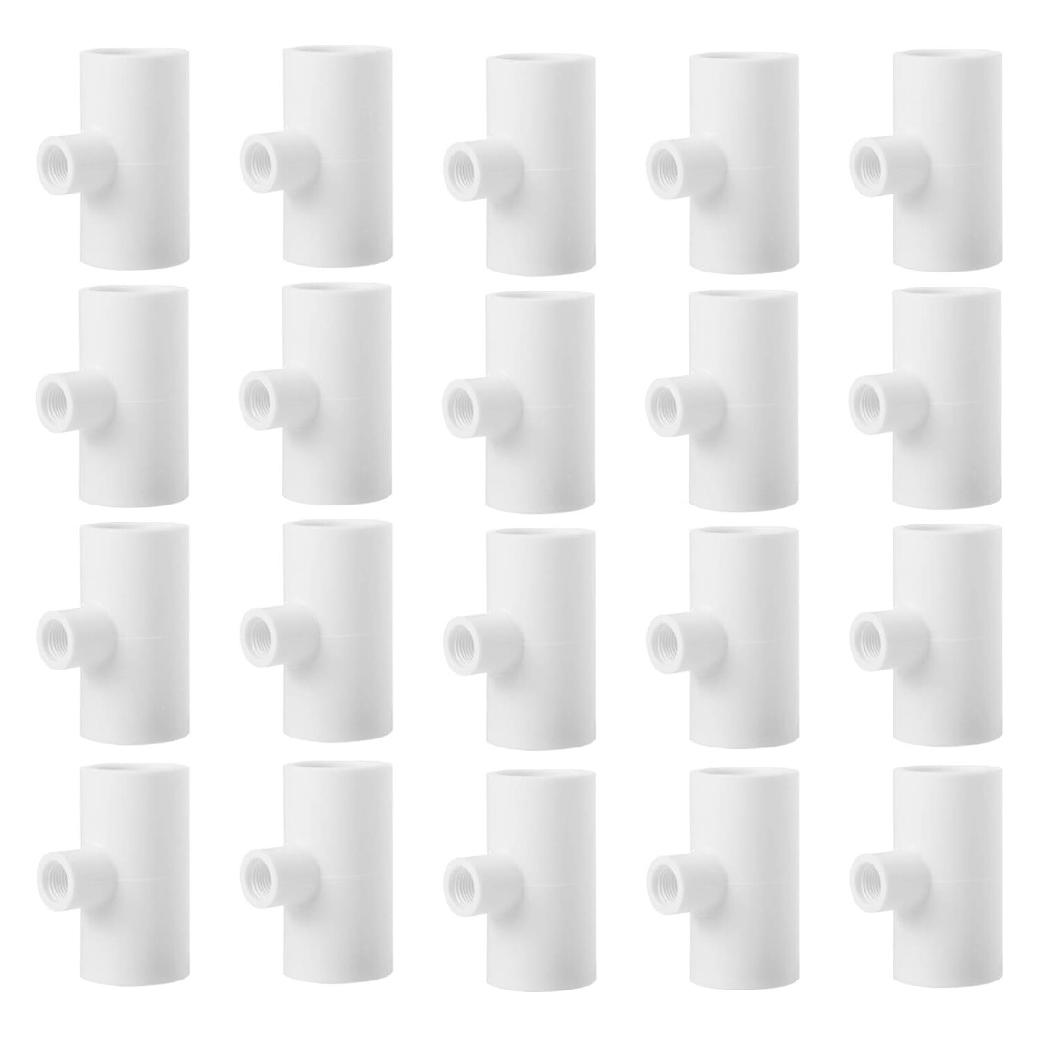 10/20pc 1/2"PVC Tee Automatic Poultry Waterer Drinker Cups Chicken Water Nipples
