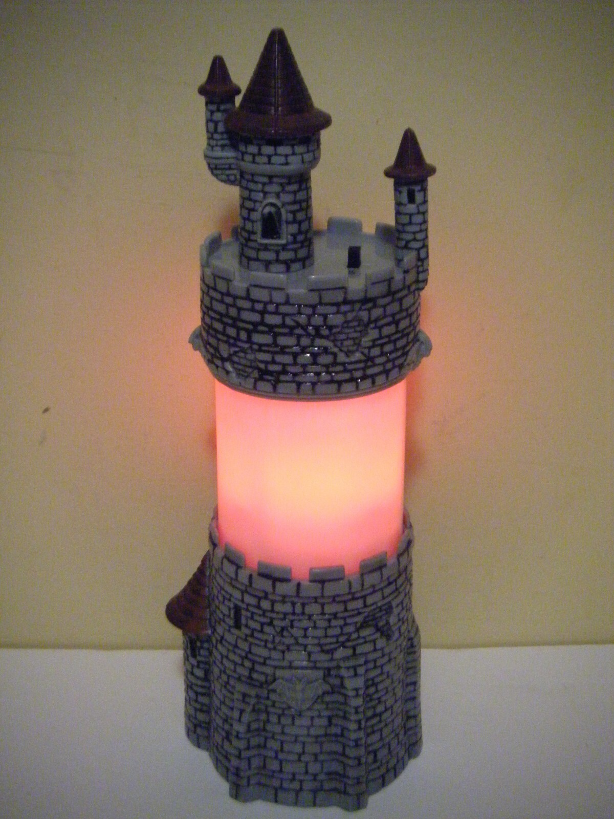 Hasbro 2001 Castle Tower Blue/Red Night Light