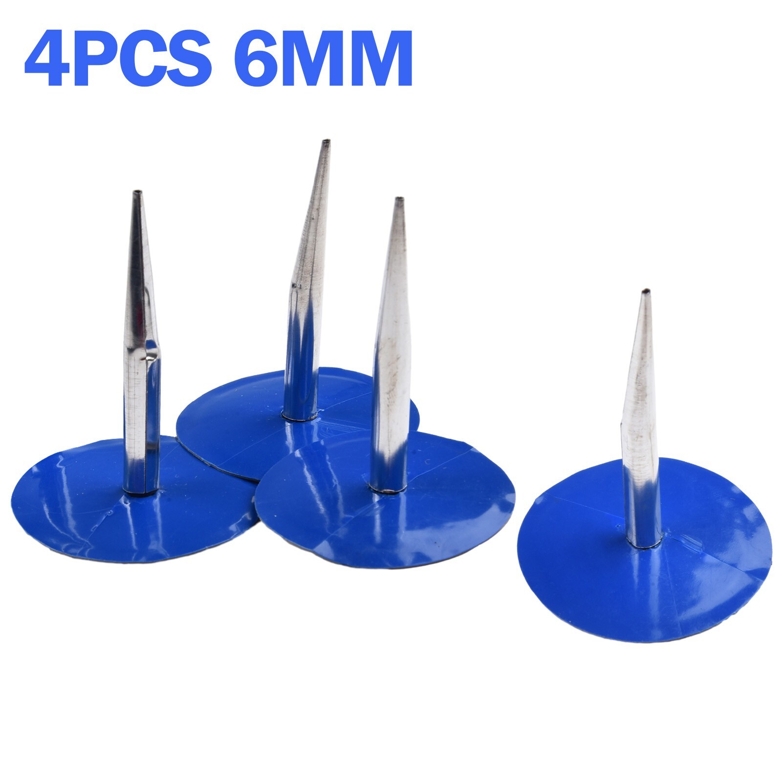 4Pcs 36mm Dia Tire Puncture Repair Wired 6mm Plug Mushroom Patch for Car Vehicle