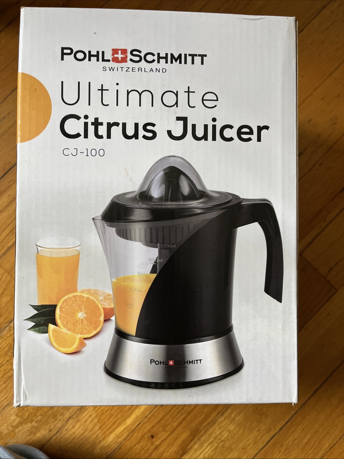 Pohl+Schmitt Ultimate Citrus Juicer Pulp Control Machine CJ-100 Switzerland NEW!
