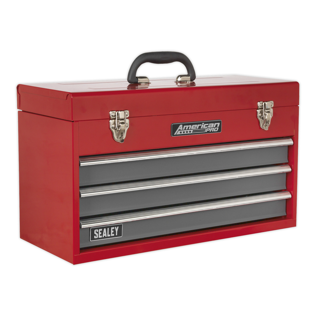 Sealey American PRO� Tool Chest 3 Drawer Red/Grey AP9243BB