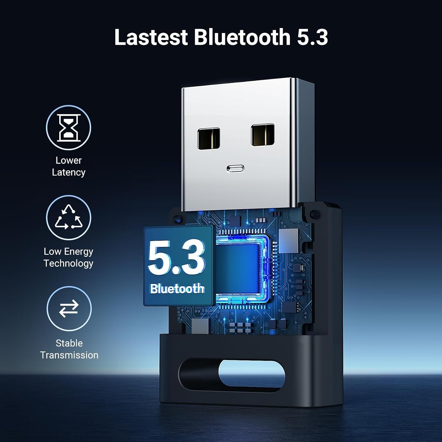 Upgrade Your Connectivity: USB Bluetooth 5.3 Adapter for Windows 11/10/8.1