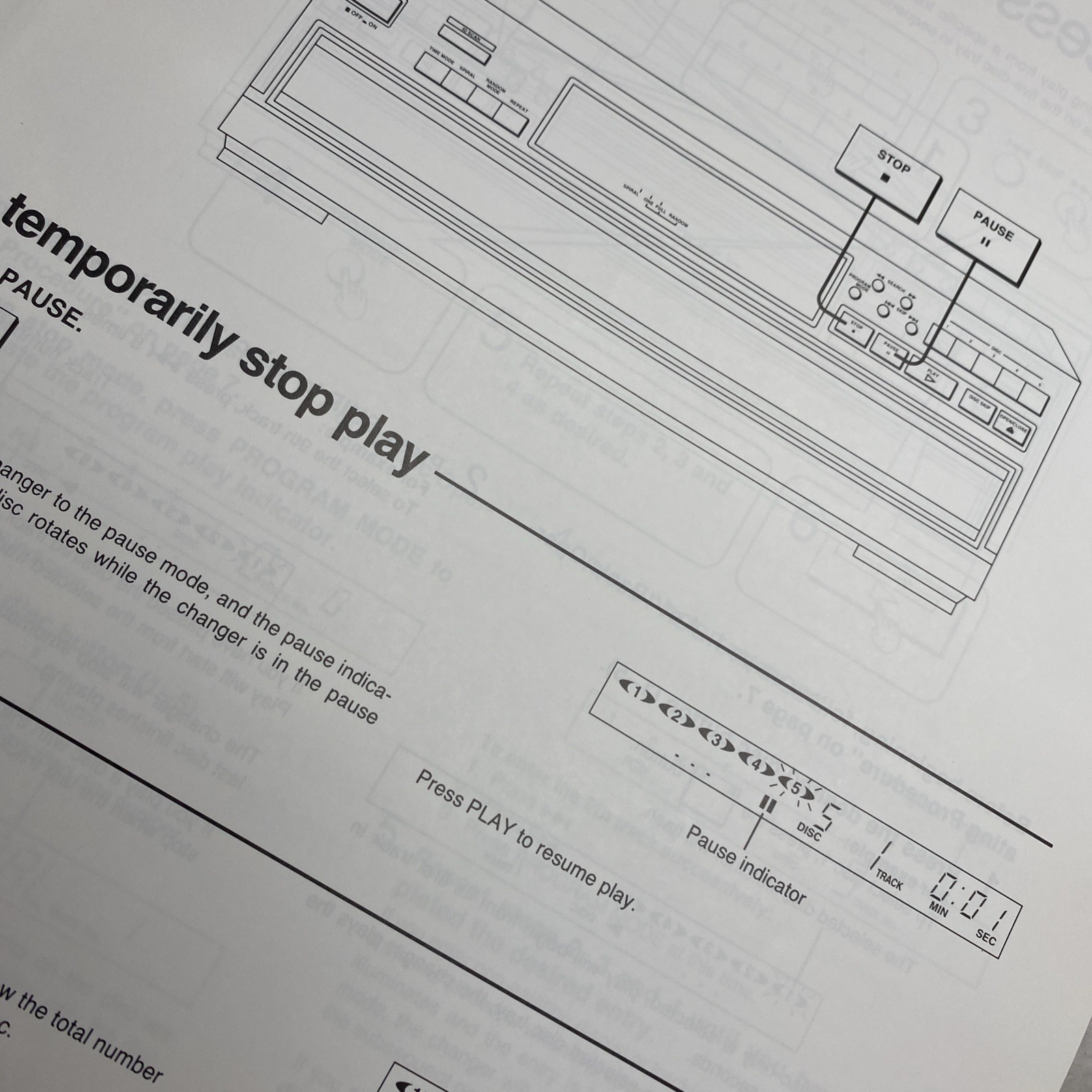 *Owners Manual Instructions Only* For Panasonic SL-PD347 Compact Disc Changer