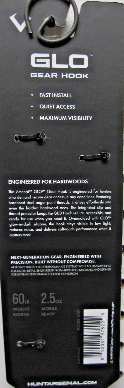 Arsenal Glo Gear Hook-New