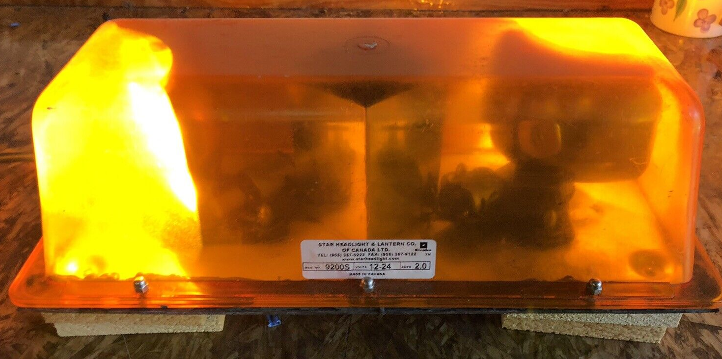 STAR 9200S-AMBER Low Mini Lightbar, Strobe, Amber
