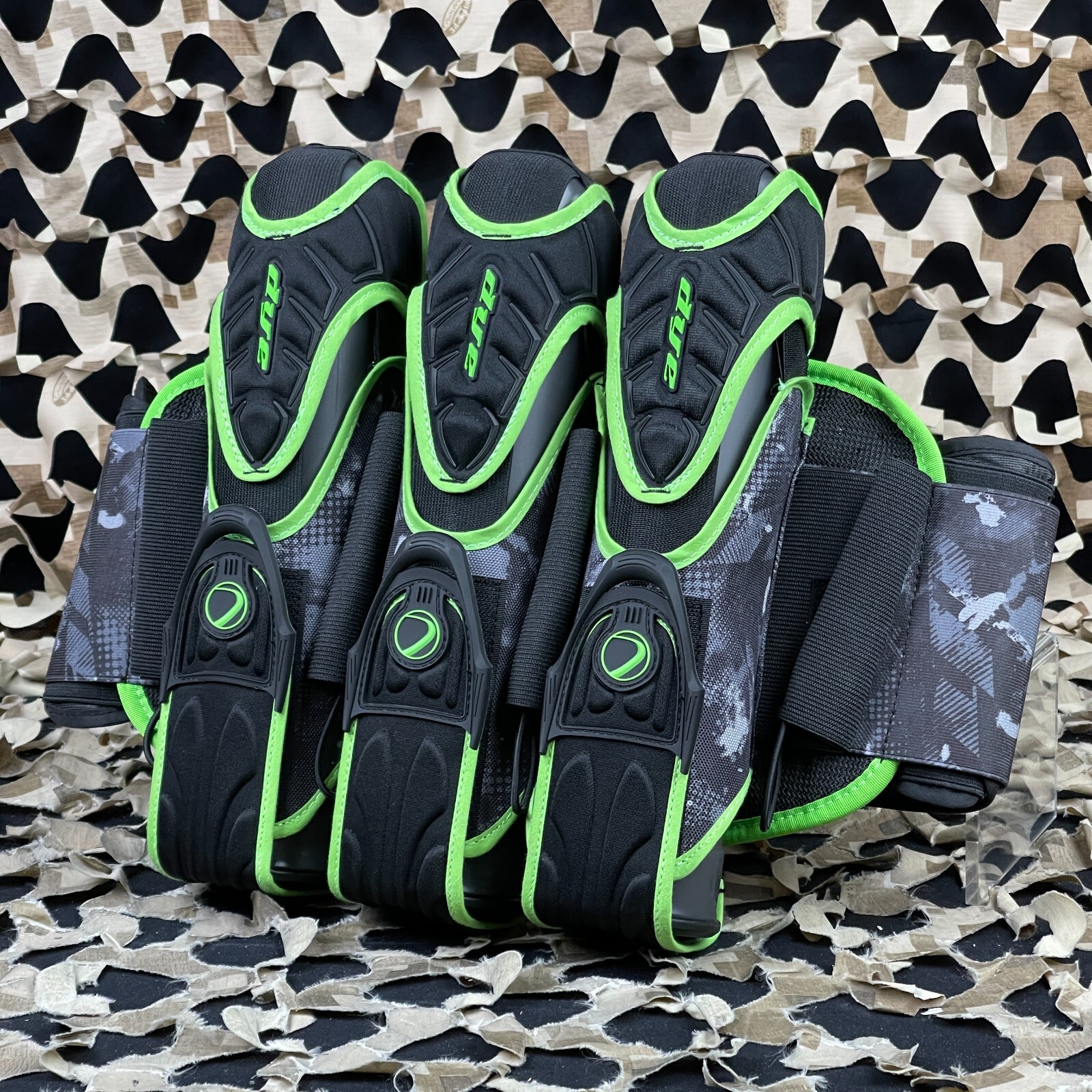NEW DYE Assault Pack Harness 3+4 - Lime DyeCam