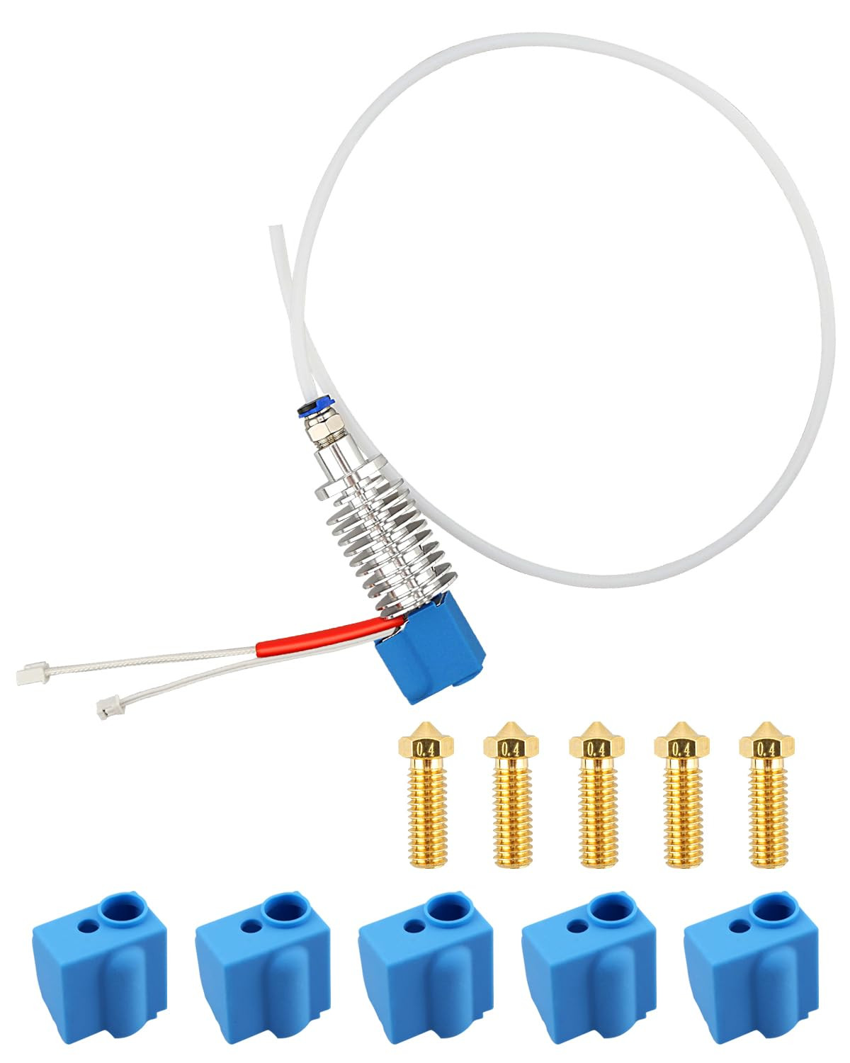 3D Printer Extruder Hotend Kit Fit for Kobra Max 3D Printer with 5 PCS Silic...