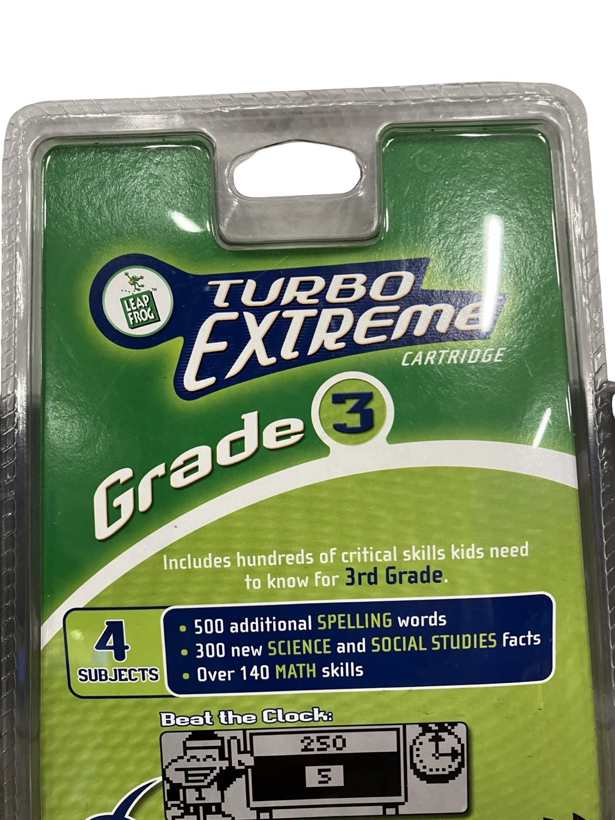 LeapFrog Turbo Extreme 3rd Grade Cartridge Social-Studies Science Math Spelling