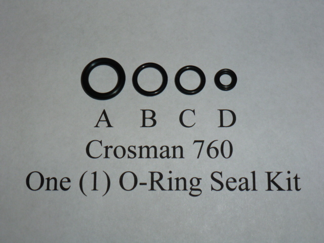 Crosman 760 Rifle Pre 1977 One (1) O-Ring Seal Reseal Rebuild Kit