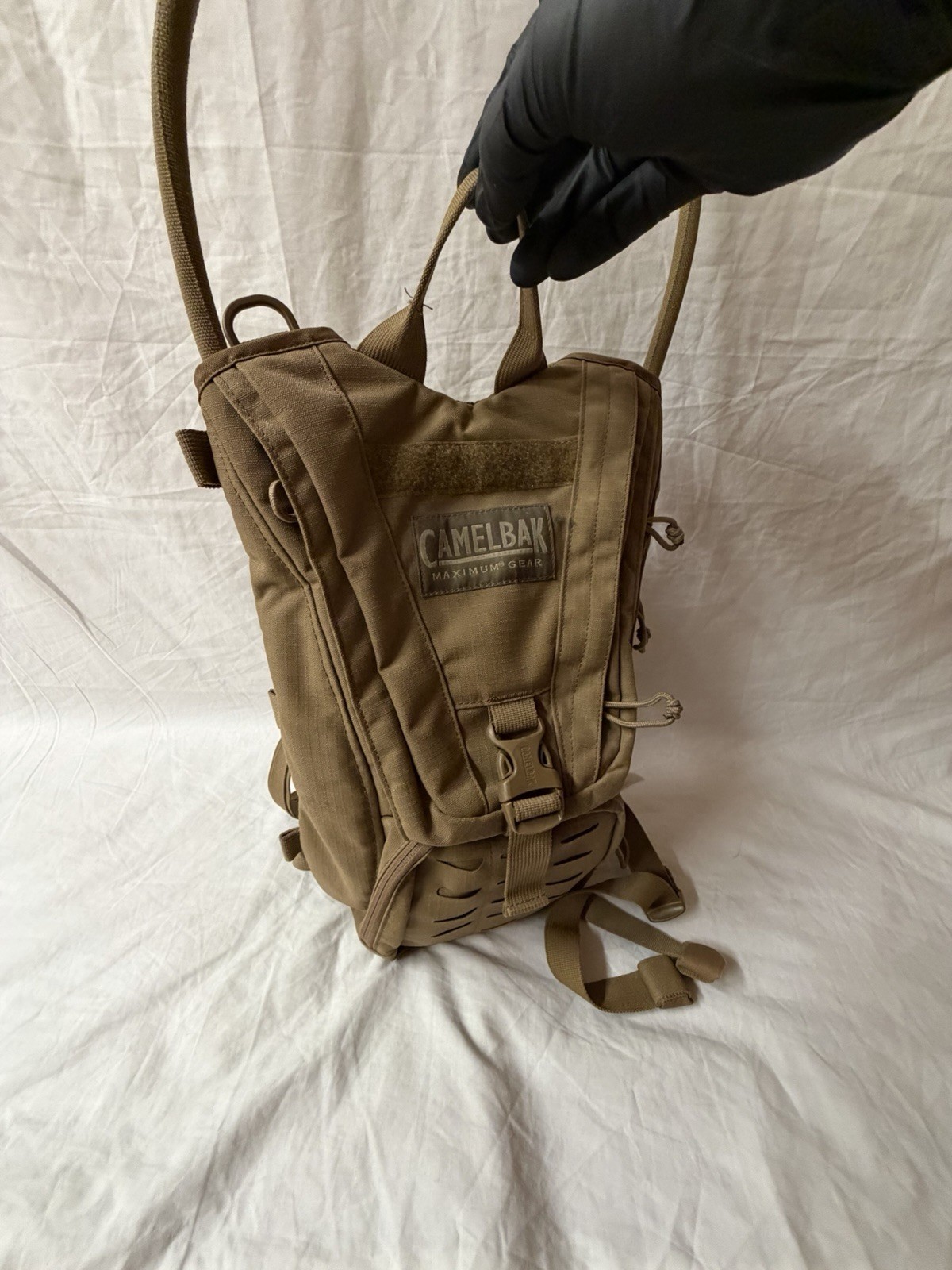 CamelBak Brown Nylon Hydration Backpack Buckle Closure Hiking Adjustable