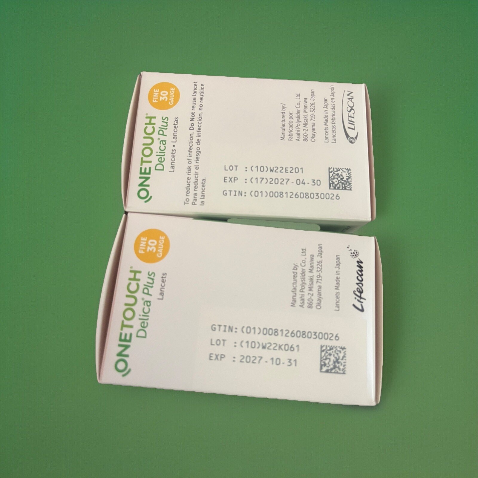 10. Boxes /1000 Lancet                        One Touch Delica Plus