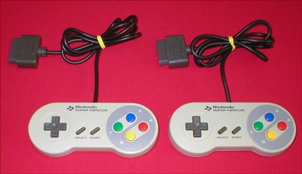 2 Original Controllers for Super Famicom & Super Nintendo SNES System WORKING!