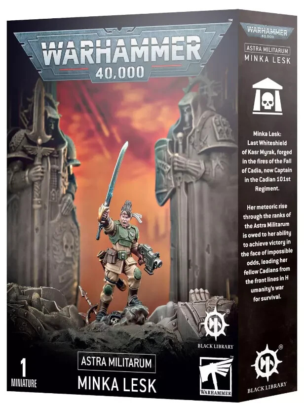 ⚔️WARHAMMER 40K - MINKA LESK - ASTRA MILITARUM - NIB - OOP ⚔️