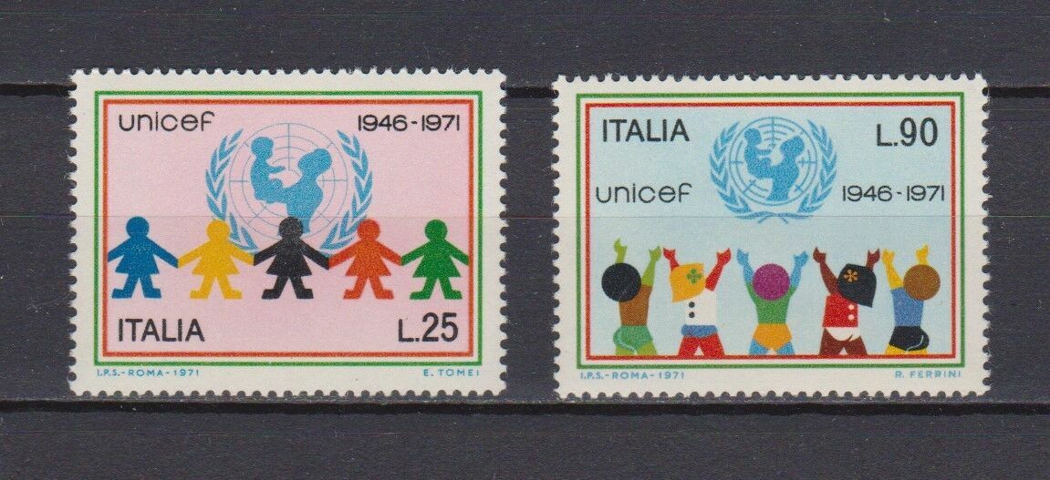 S16976) Italy MNH** 1971 Unicef 2V