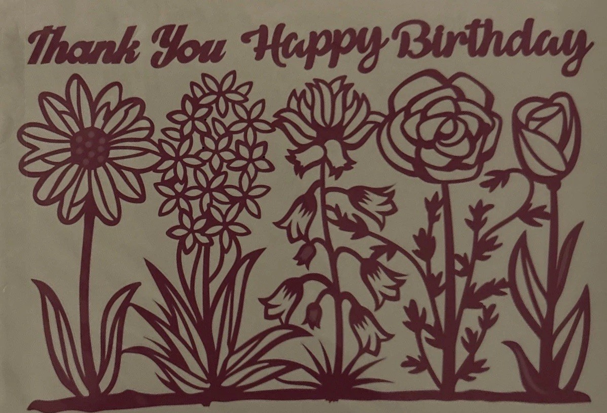 SAY IT WITH FLOWERS 5 Piece Die Set By Scrapbooking Made Simple
