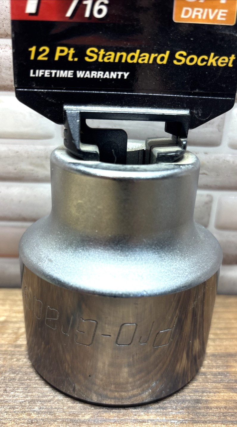 1-13/16" Pro-Grade Socket, 12 Point, 3/4" Drive, SAE, 16216, CR-V, Free US Ship