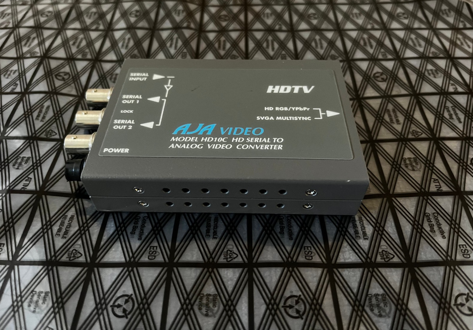 AJA HD10C Digital to Component Video Converter No PSU