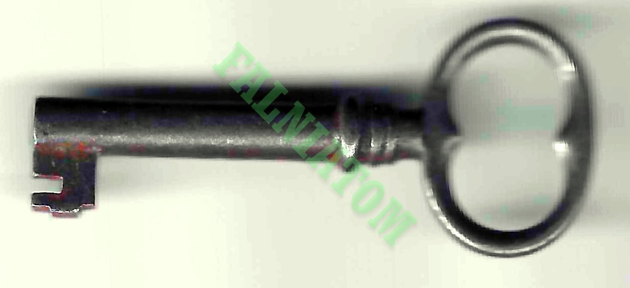 Vintage Hollow Barrel Skeleton Key - Approx 1.75" Long