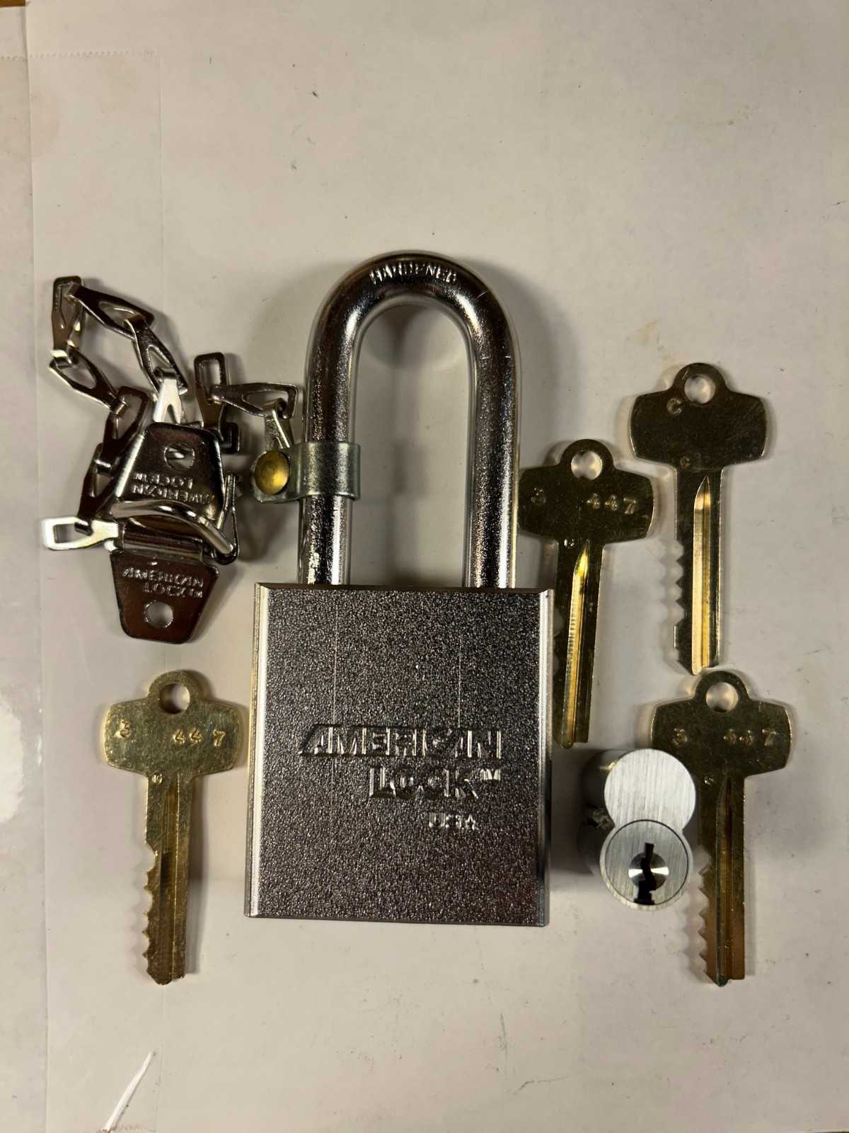 -American Lock 3261 new padlock keyed