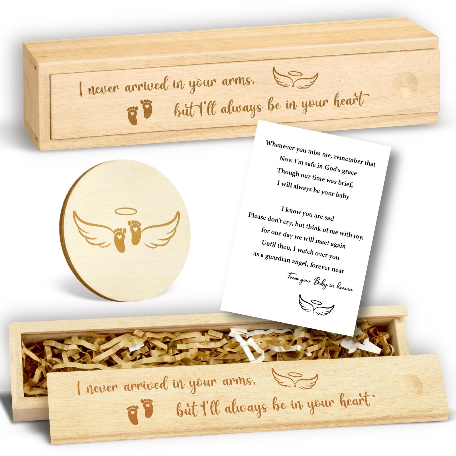 Woodamore Miscarriage Gifts for Mothers - Mothers Day Gifts for Moms Who Lost...