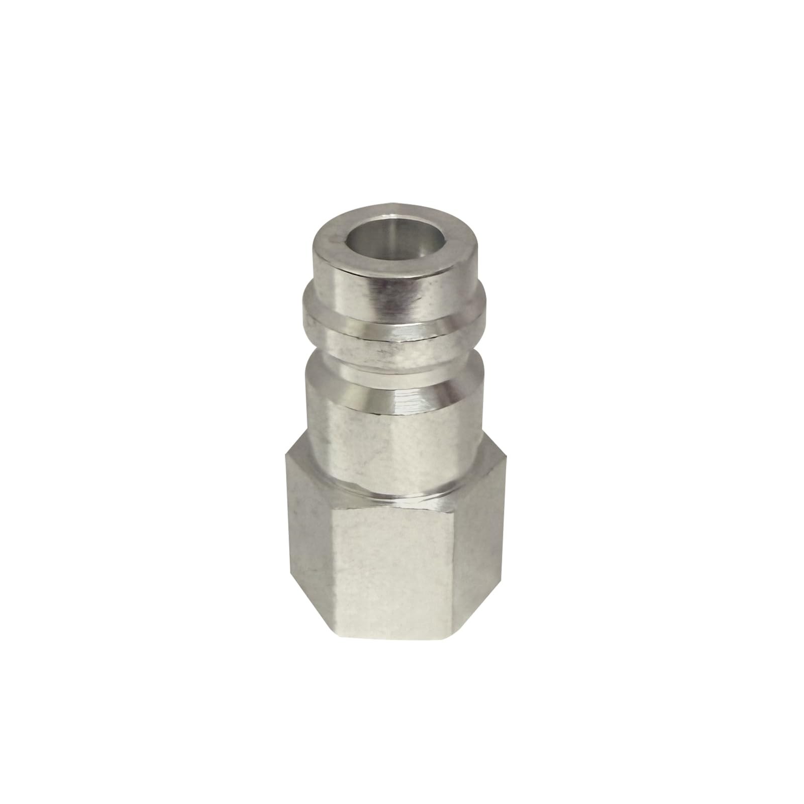 R134a Tank Adapter - 1/2 ACME Female to 16mm High-Side Coupler for A/C Recovery