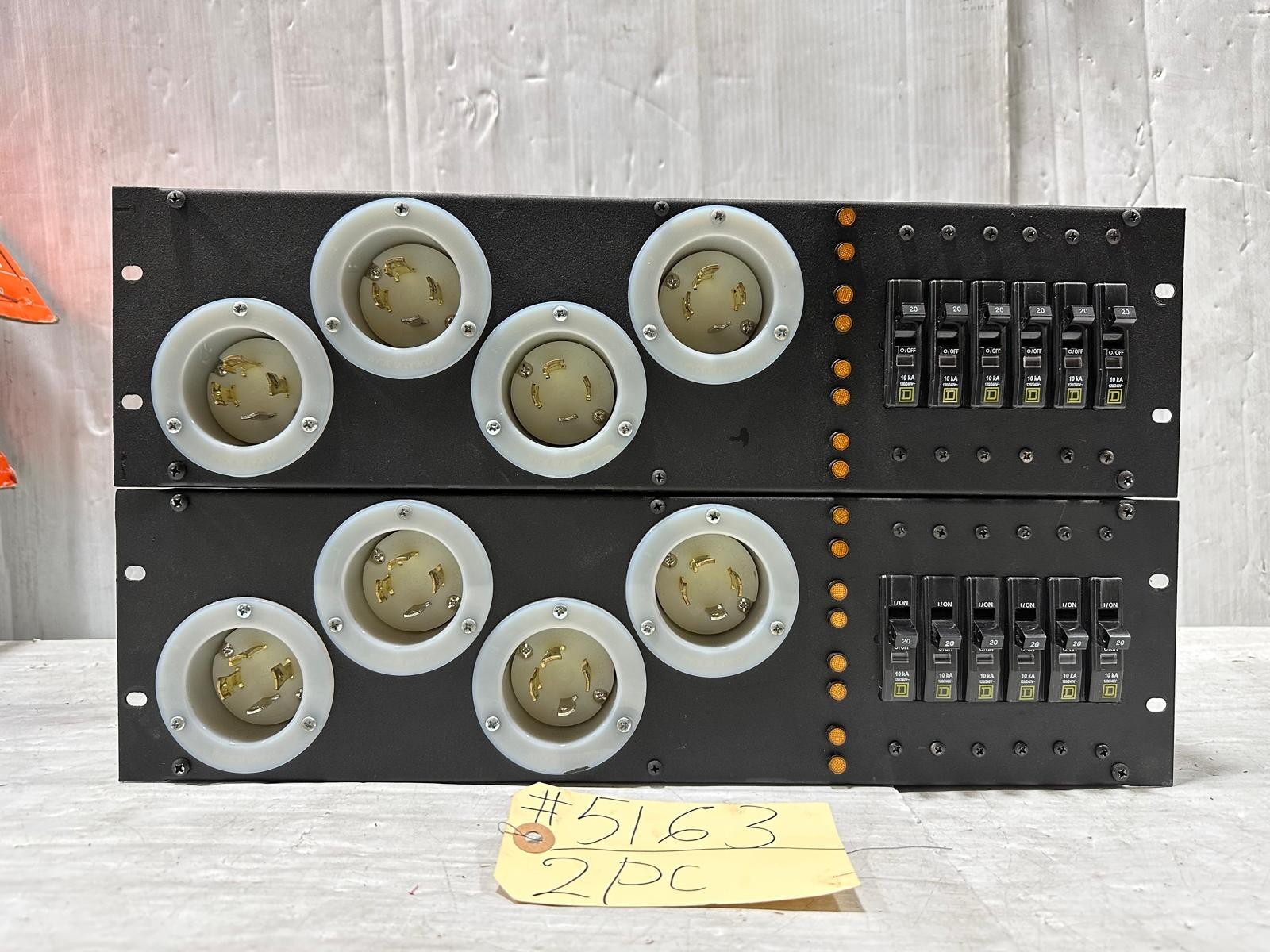 L14-30  30-amp, 125/250 POWER DISTRO RACK PACK PANEL #5163 (One) THS