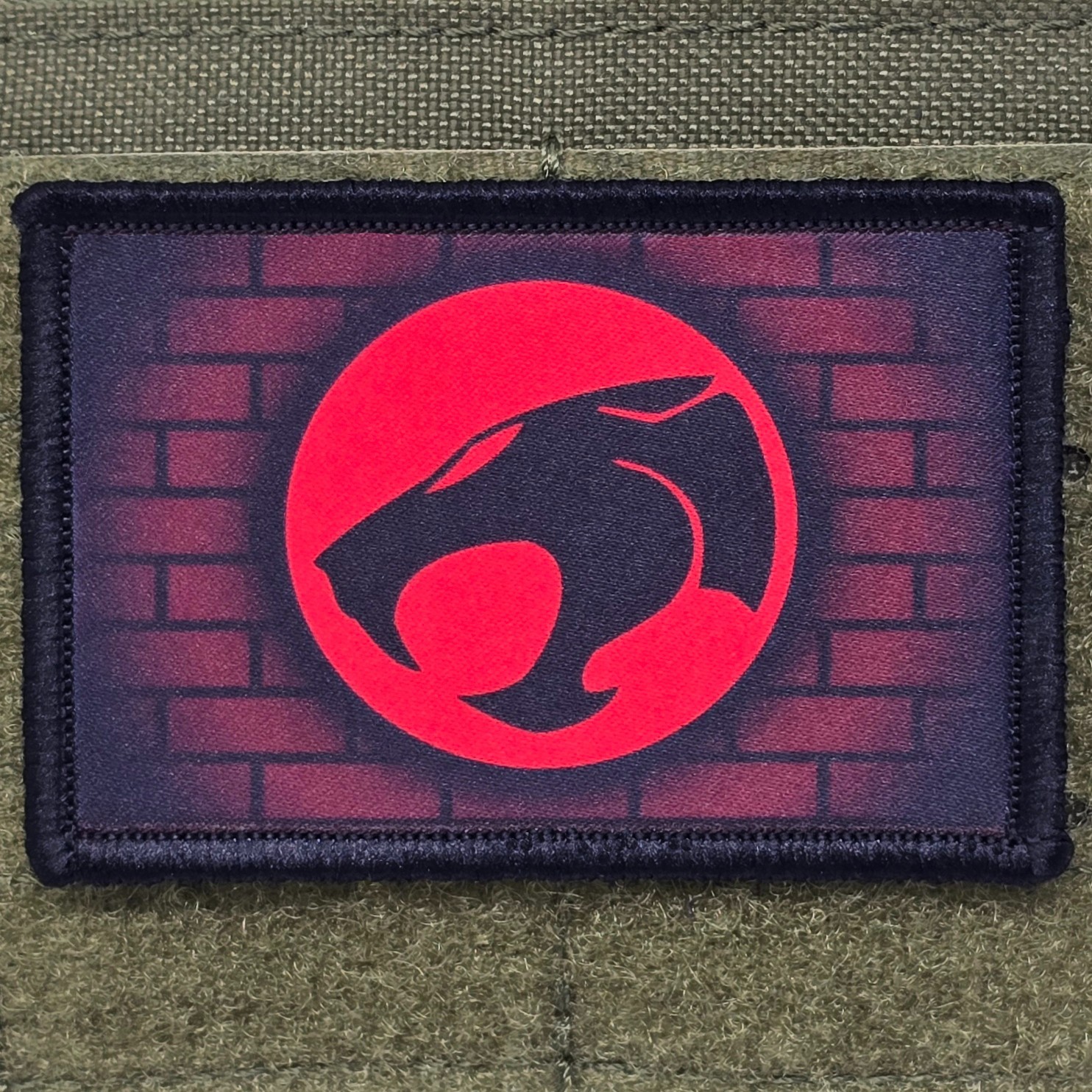 Thunder Cats Patch Moral Tactical Meme Anime USA Flag Hook & Loop 3x2