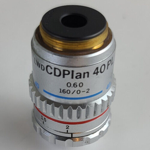 OLYMPUS Japan Microscope Objective Lens LWD CDPlan 40PL 0.60 160 / 0-2