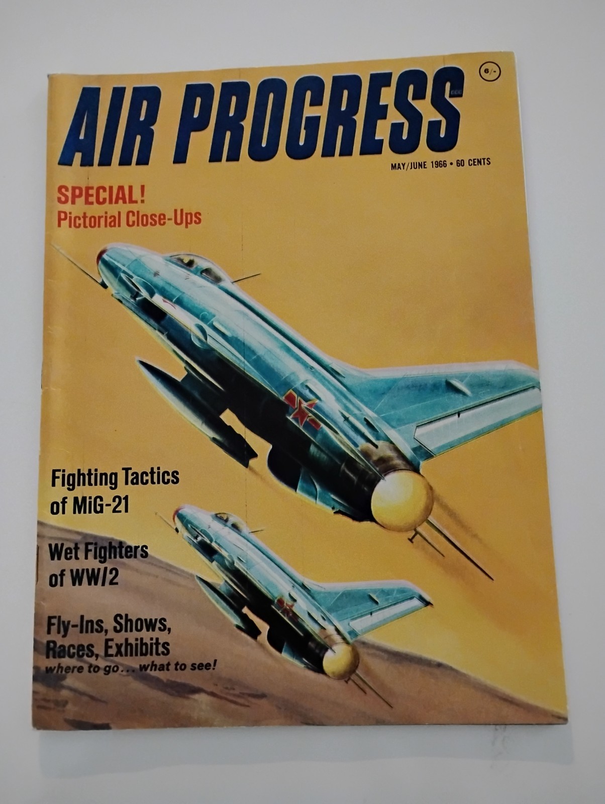 Vintage 1966 AIR PROGRESS Magazine Aviation Enthusiast Collectible