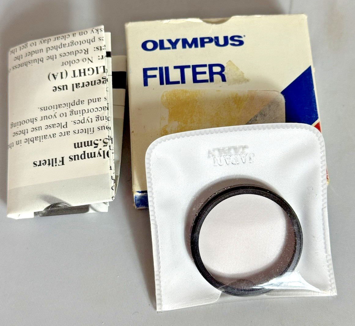 Olympus Skylight 1A Filter 35.5mm - NEW Old stock
