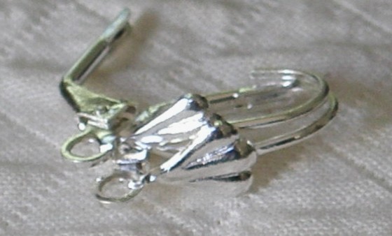 Earring Leaf Wires 10 Pairs Silver Plated  WOW!