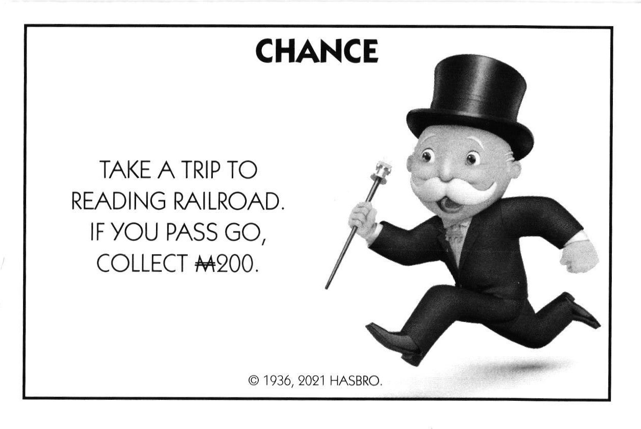Monopoly Card Chance