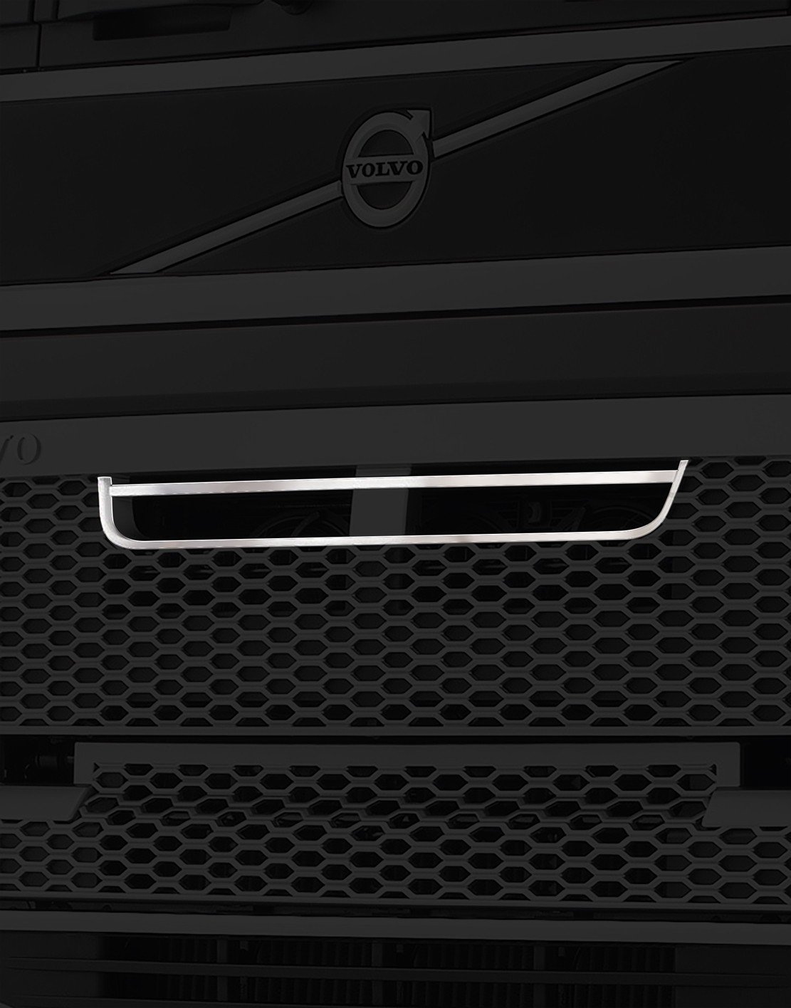 For Volvo FH4 2013 - 2021 Truck Stainless Steel Grille Center Chrome 1 Pcs