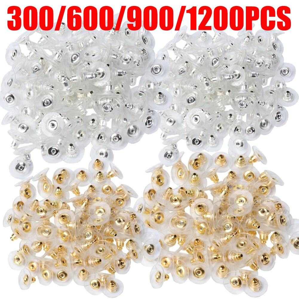 Earring Backs Stoppers Findings Ear Post Nuts Jewelry Findings Gold/Silver Lots