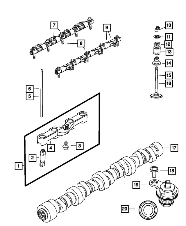 Genuine Mopar Intake Valve Spring 5037382ad