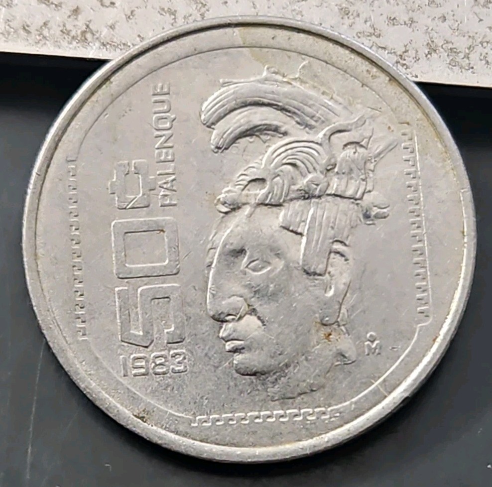 1983 MEXICO 50 CENTAVOS Coin ( KM.#492 )
